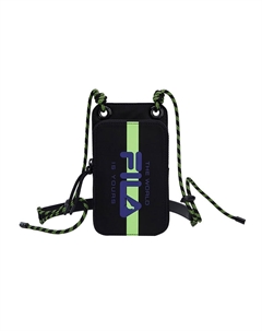 STAPLE Collaboration Ткань Искусственная Кожа Полиуретан Кроссбоди Регуляр Унисекс Чёрный Fila fusion