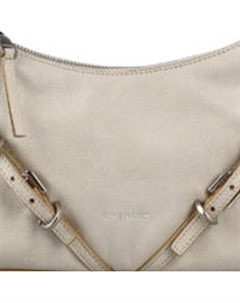 Сумка через плечо из телячьей кожи женская серая Givenchy