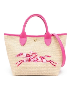 Сумка Le Pliage Canvas, Сумка-корзинка, Сумка через плечо, Кроссбоди, Клатч, Сумка из соломки Трампетс Женская Персиково-розовый Longchamp