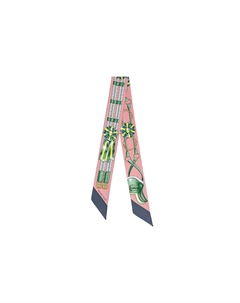 Шёлковый шарф HERMES розовый женский Hermès