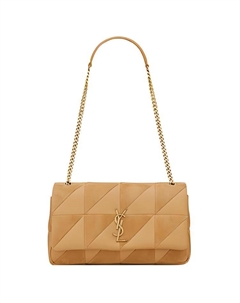 Сумка через плечо Jamie Sheepskin из овчины женская тёмно-песочная Saint laurent