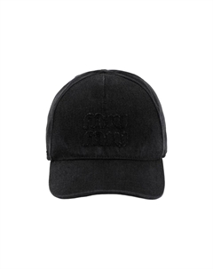 Хлопковая бейсболка Miu miu