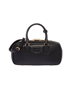 Сумка через плечо Arcadie Series из кожи, черная Miu miu