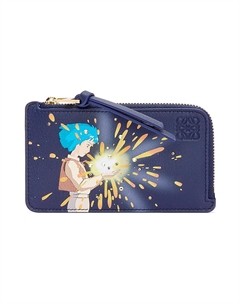 Har's Mobile Castle, Коллаборация Кожаный картхолдер Унисекс Морская синева Loewe