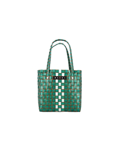 Полипропиленовая детская зеленая сумка через плечо Marni