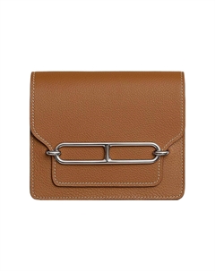 Рюкзак-кошелек на пояс Hermes Roulis из телячьей кожи Evercolor с пигментной отделкой, цвет золото/лайм Hermès