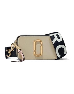 Сумка через плечо из зернистой кожи Saffiano камуфляжного цвета Marc jacobs