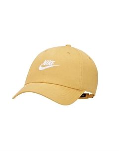 Хлопковая бейсболка унисекс желтая Nike