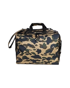 Полиэстеровая сумка Boston, одноплечевая сумка через плечо обычная мужская жёлтая/зелёная A bathing ape®