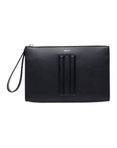 Мужской клатч из коровьей кожи темно-синий Bally