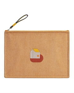 HERMES Войлочная сумка-клатч для детей Оранжевый, Orange Hermès