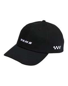 Хлопковая бейсболка унисекс черная, Black Vans