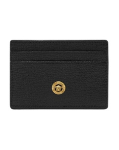 FANSIZHE MEDUSA BIGGIE Серия Кожаный картхолдер Классический Мужской Черный с Золотом Versace