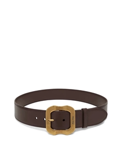 Кожаный ремень, коричневый Miu miu