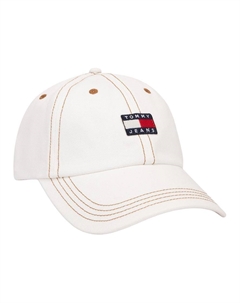 Хлопковая бейсболка женская, Ecru 1CD Tommy hilfiger