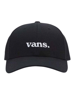 Хлопковая бейсболка унисекс черная, Black Vans