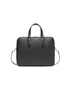 Кожаный портфель мужской черный Bally