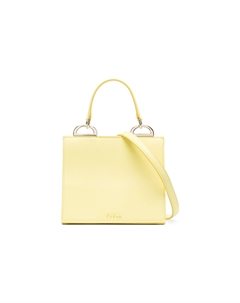 Женская сумка из коровьей кожи желтого цвета Furla