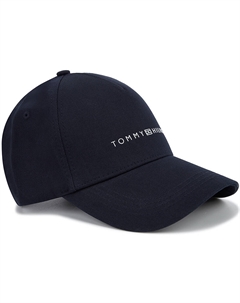 Хлопковая бейсболка мужская темно-синяя, темно-синяя DW5 Tommy hilfiger