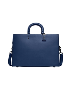 Кожаная портативная сумка через плечо Rogue Cow, наплечная сумка, сумка для ноутбука, портфель Tubas Unisex Royal Blue Coach