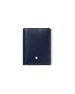 Meisterstuck Кожаный Кардхолдер Мужской Чернильно-Синий Montblanc