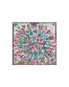 Шаль унисекс розовый HERMES Hermès