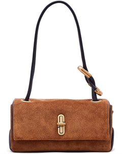 Сумка через плечо The Suede Mini Dual Shoulder Bag, цвет Copper Marc jacobs
