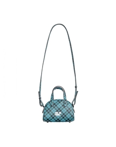 Сумка-кроссбод PU Boston мини унисекс разноцветная с принтом, бежево-розовая Crying center