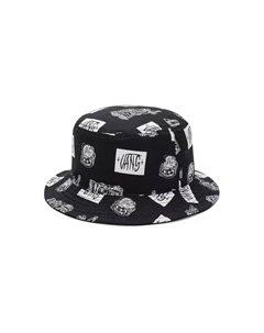 Ванс Унисекс Бейсболка Черная на Шнурках Vans