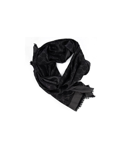 Шарф унисекс черный Moschino