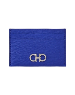 Феррагамо Кардхолдер из телячьей кожи женский синий Ferragamo