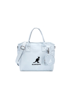 Сумка из ткани, наплечная сумка, кроссбоди унисекс разноцветная, черный Kangol