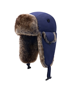 Унисекс шапка-ушанка из полиэстера Camel