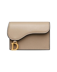 Кардхолдер Женский Песочный из Овчины Dior