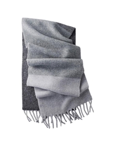 Акриловый вязаный шарф унисекс разноцветный Uniqlo