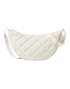 Полиэстеровая сумка через плечо, повседневная женская, цвет слоновая кость Uniqlo