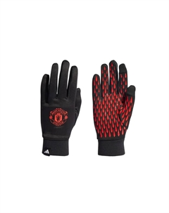 Переработанные полиэстеровые силиконовые перчатки унисекс черные Adidas