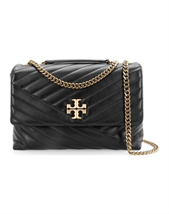 Kira Chevron Трансформируемая Черезплечная Сумка Черный Tory burch