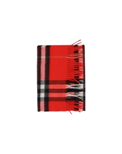 Классический клетчатый шарф с бахромой Burberry