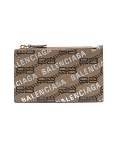 Балэнсиага Женский Бежевый Кардхолдер из Телячьей Кожи Balenciaga