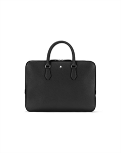Кожаный портфель мужской черный Montblanc