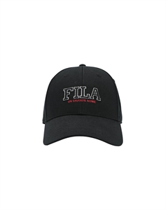 Оригинальная хлопковая бейсболка мужская угольно-черная, Jet Black Fila