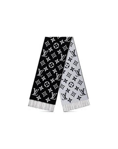 Вязаный шарф унисекс, Black Louis vuitton