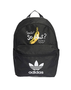 Полиэстеровый рюкзак обычный унисекс черный, Banana Adidas originals