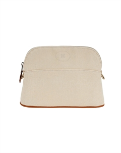 HERMES Сумка-холст для хранения женская натуральная Hermès