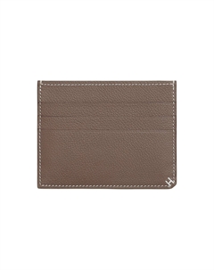 H Sellier Кардхолдер из кожи теленка Evercolor Женский 18 Etoupe Слоновая Кость HERMES Hermès