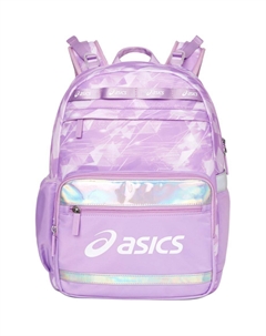 Спортивный рюкзак для школьника из нейлона и композитного трикотажа фиолетово-синий, Purple Asics