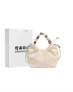 Сумка PU женская разноцветная, серебристая + шоппер Dusen kangaroo