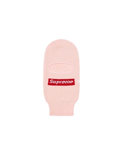 Новая Вязаная Балаклава с Бокс Логотипом от New Era, Розовая Supreme
