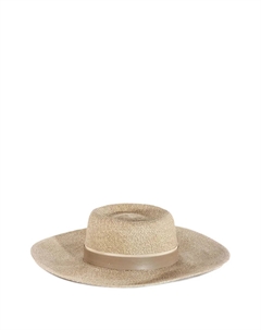 Шляпа с кожаной лентой, нейтральный Catarzi